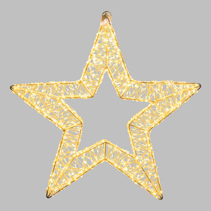 Lampada a Stella 3D ø55cm con MicroLED e FlashLED