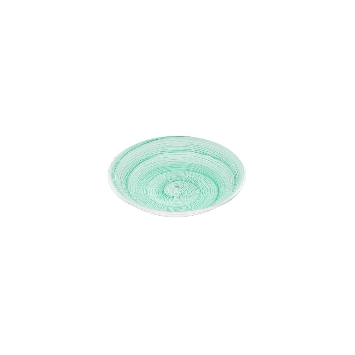 Piatto fondo acqua memento table in ceramica dipinta a mano Ø 23,5 cm