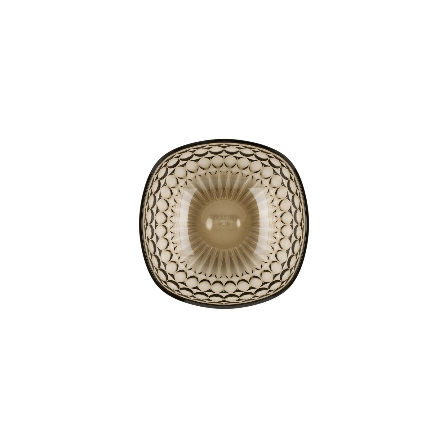 Contenitore Vanity Ø16 cm colore fumo 16 x 16 x H 7 cm