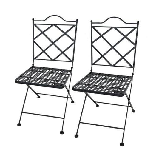 Set 2 sedie Taormina pieghevoli cm 90x41,5