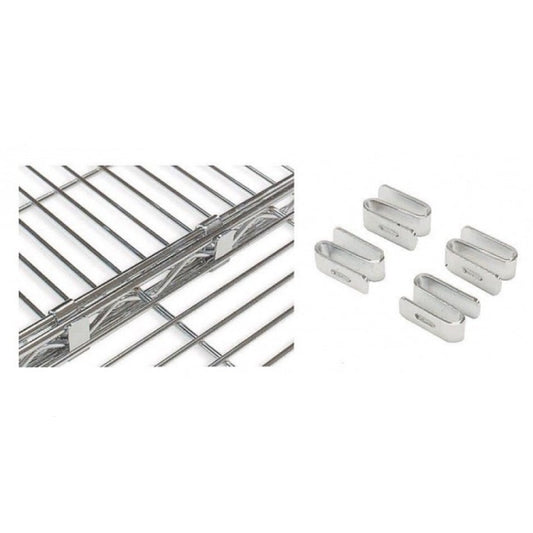 Set 4 raccordi piano cromo cm 3,5x2