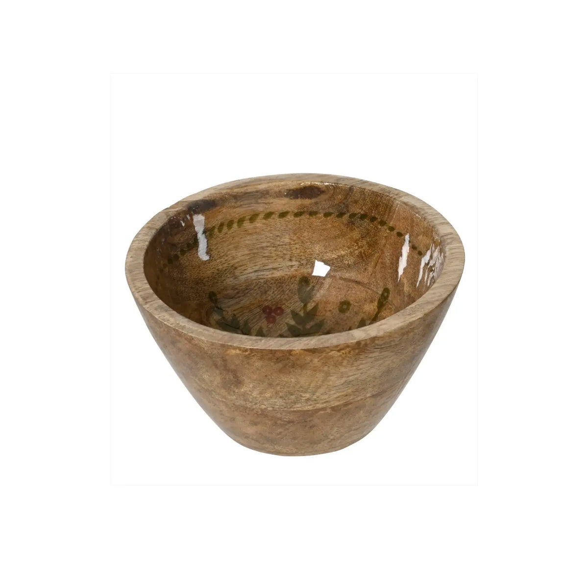 Ciotola in legno di mango Ø12,5 × H7 cm – 1 pezzo assortito