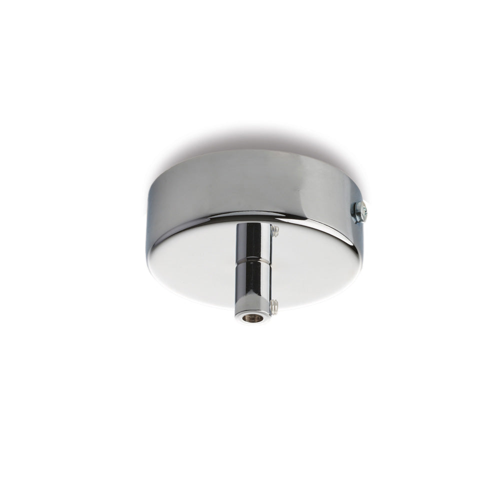 Rosone multicavo in ferro cromato diametro 8 con 1 foro H.3 - Ø8