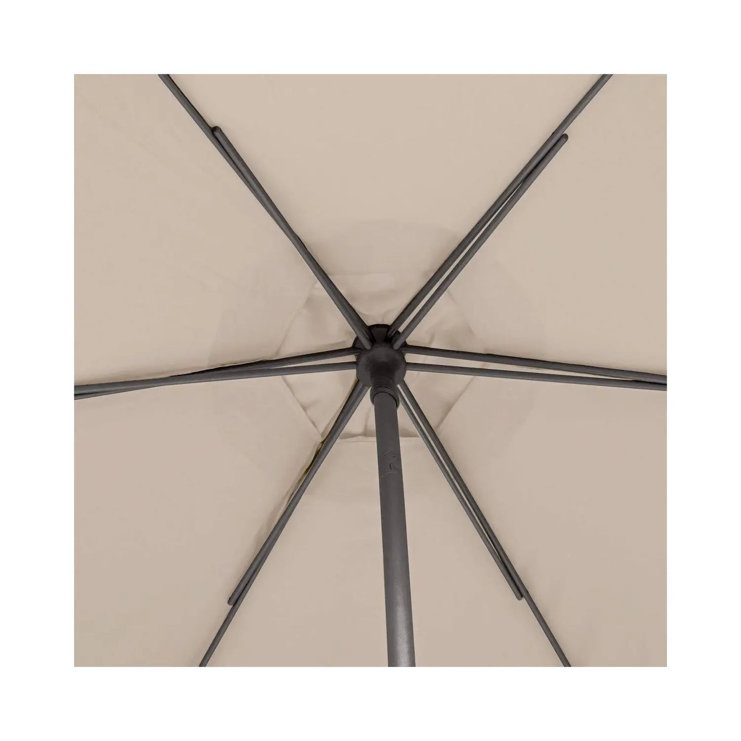 Ombrellone Soya rotondo 2.7 m in poliestere wheat