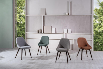 4x Sedia in Tessuto - 58cm x 49cm x 85cm