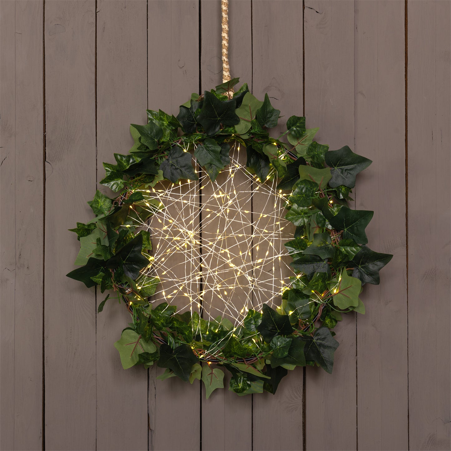 Catena solare 2x20m 200 MicroLED bianco caldo