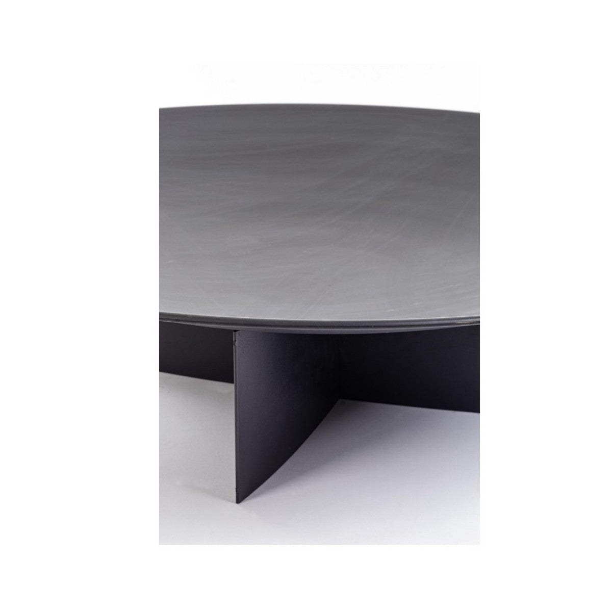 Bizzotto braciere Nebraska nero Ø100x27h in acciaio verniciato