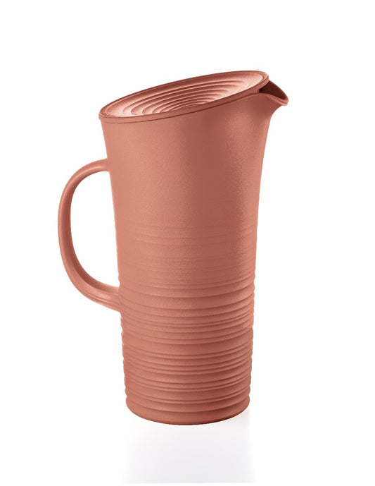 Caraffa con coperchio in terracotta