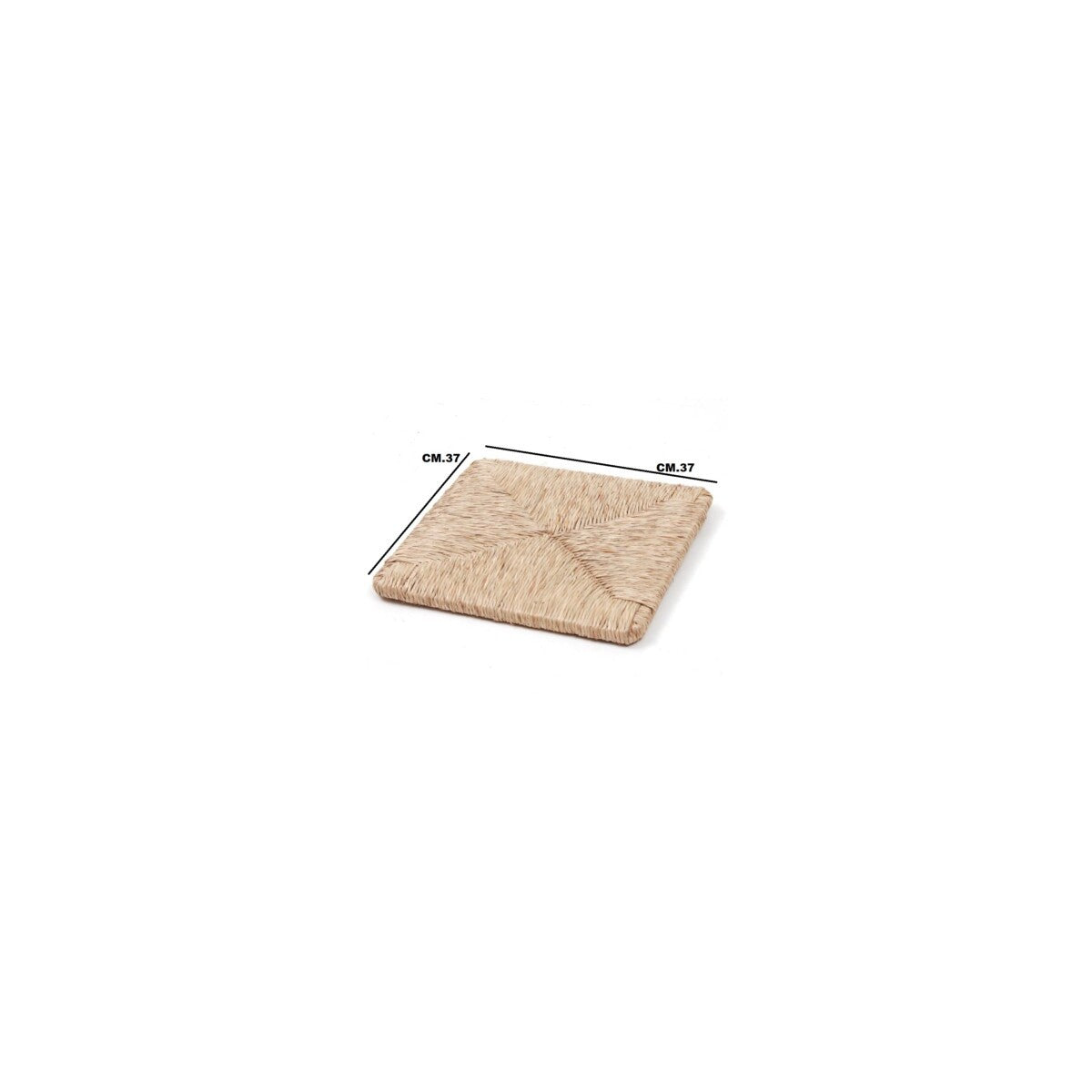 Sedili ricambio per sedia in paglia intrecciata cm 37x37