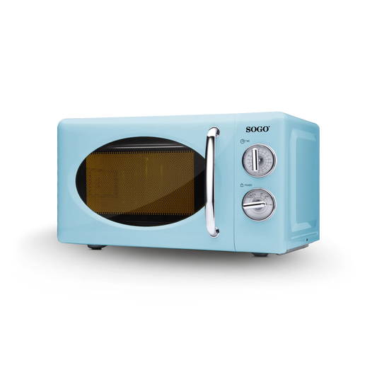 Microonde retrò 20L 700W colore azzurro