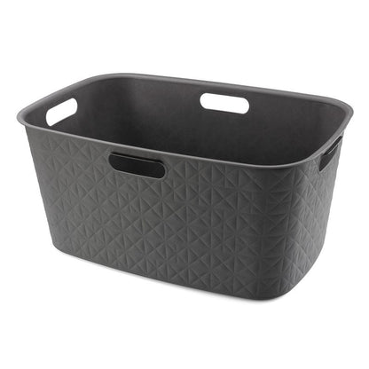 Cesta portabiancheria Curver Softex grigia 45l cm 57x37x27 h