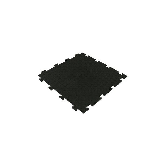 Piastrella in pvc nero bolle cm 50x50