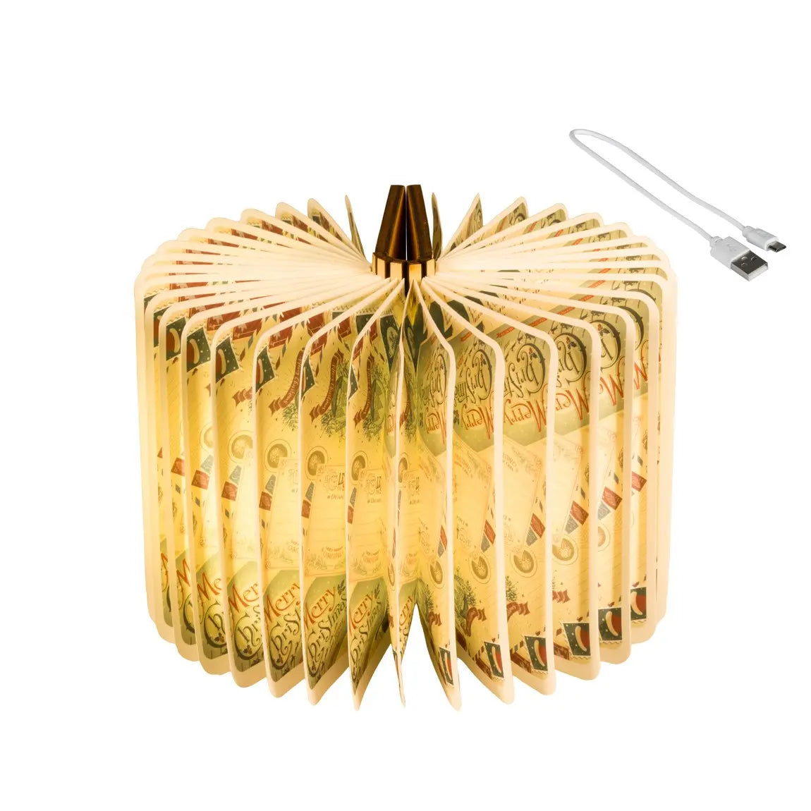 Lampada libro LED bianco caldo e freddo H8,5 cm