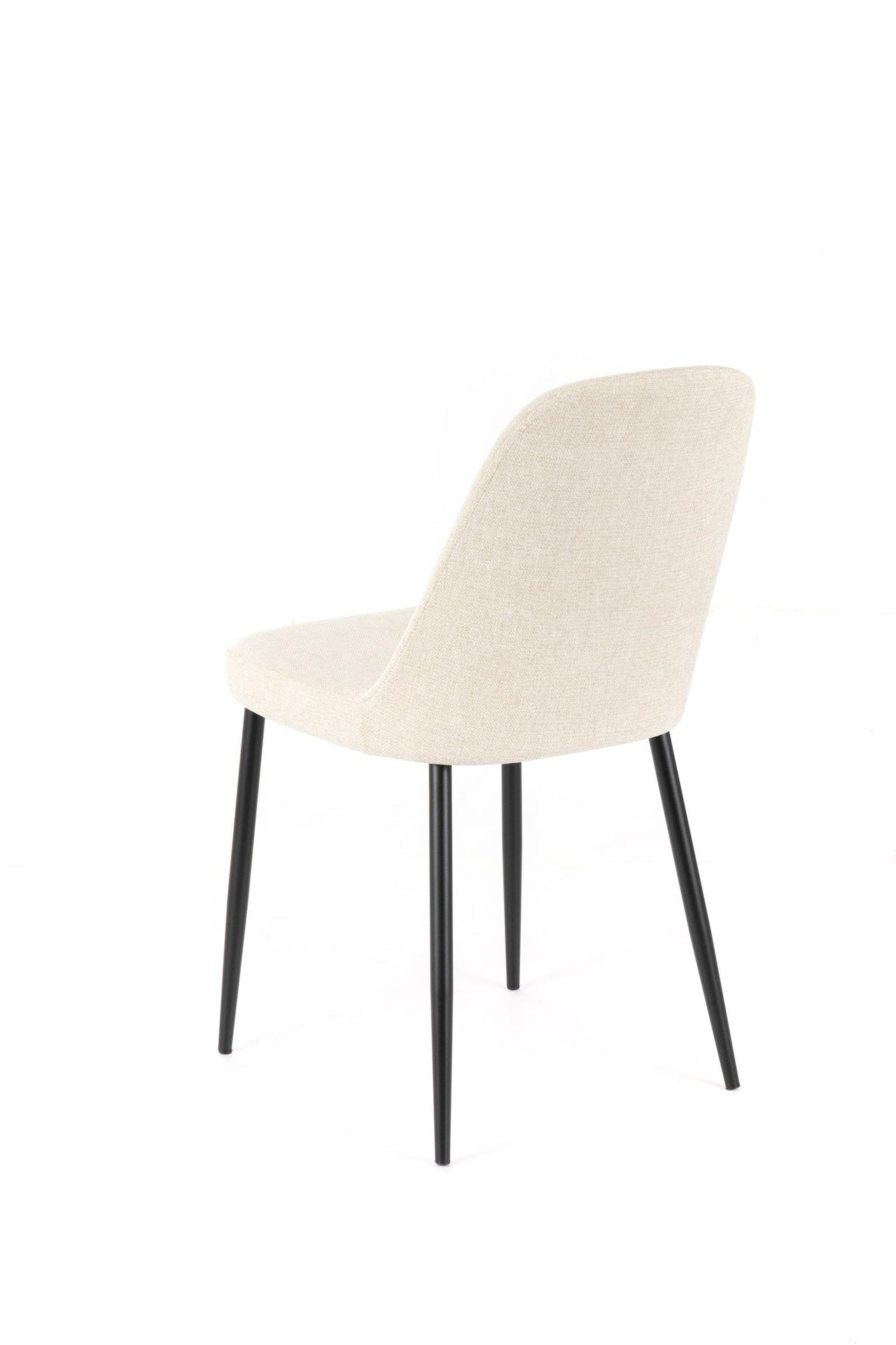 4x Sedia in Tessuto Beige 55x46xH.85 cm