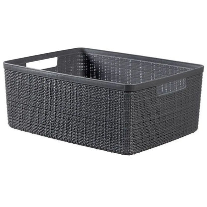 Cesto Curver Jute rettangolare grigio 12l cm 36x28x15 h