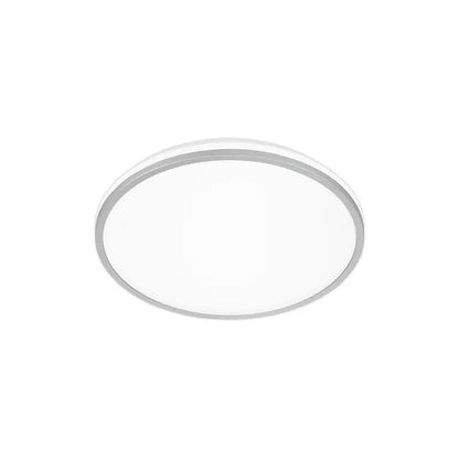 Plafoniera LED Briloner bianca con finitura cromo opaco 8,5W 1800 lm Ø 33 cm luce naturale 4000K