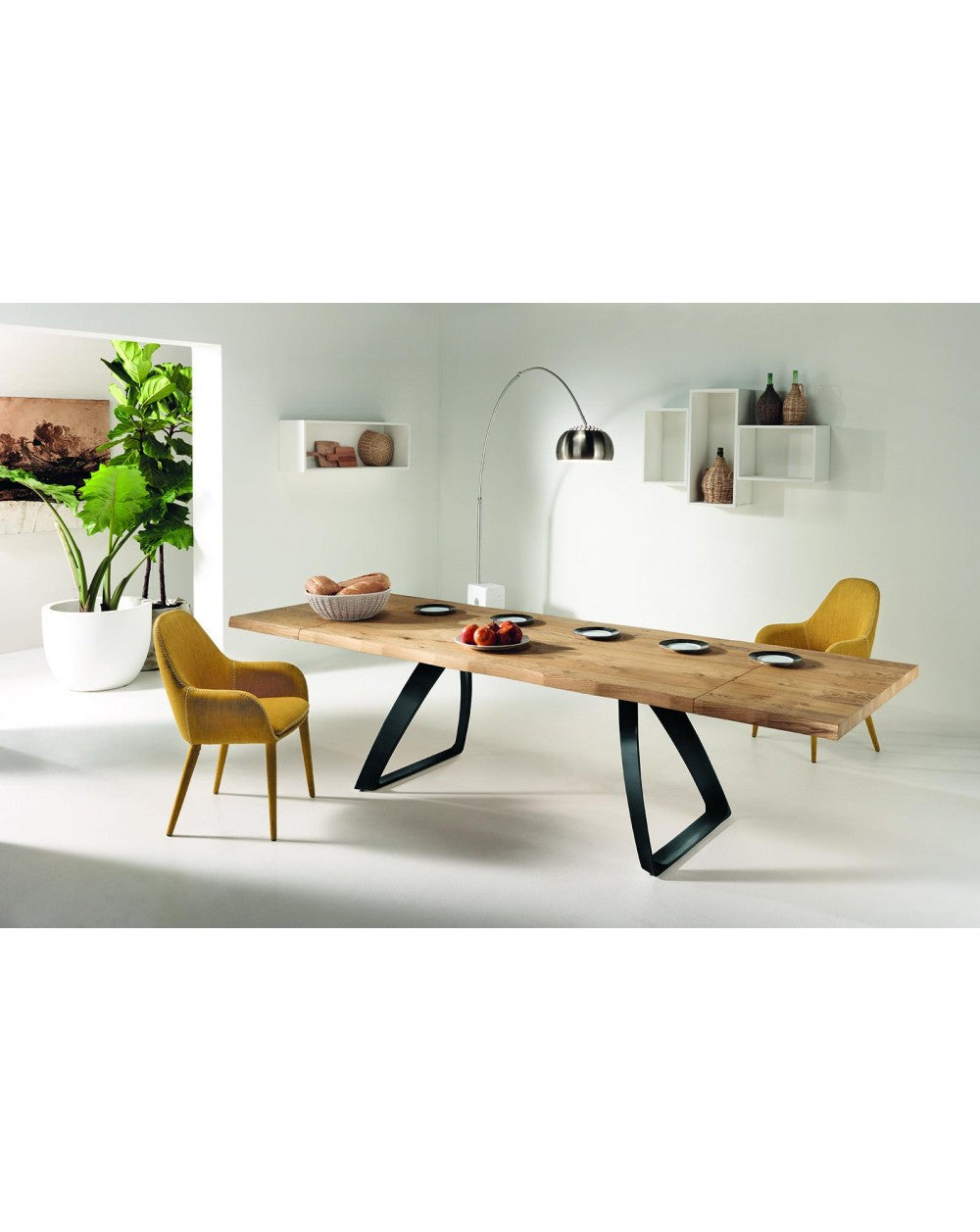 Tavolo Allungabile 160-240x90 cm Bridge in Legno Natural