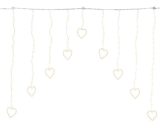 Micro luci a tenda LED 120x120 cm 206 led