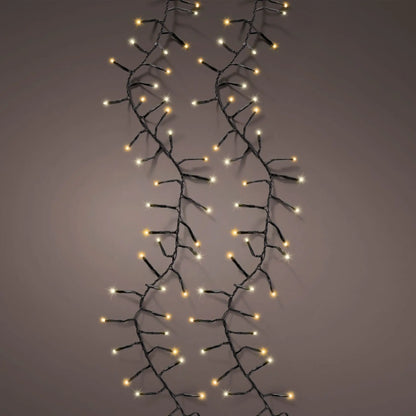 Catena luminosa LED Excellent nera con luce bianco caldo classico da esterno 35 m