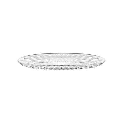 Vassoio ovale grande 45x26,5x3,3 cm trasparente