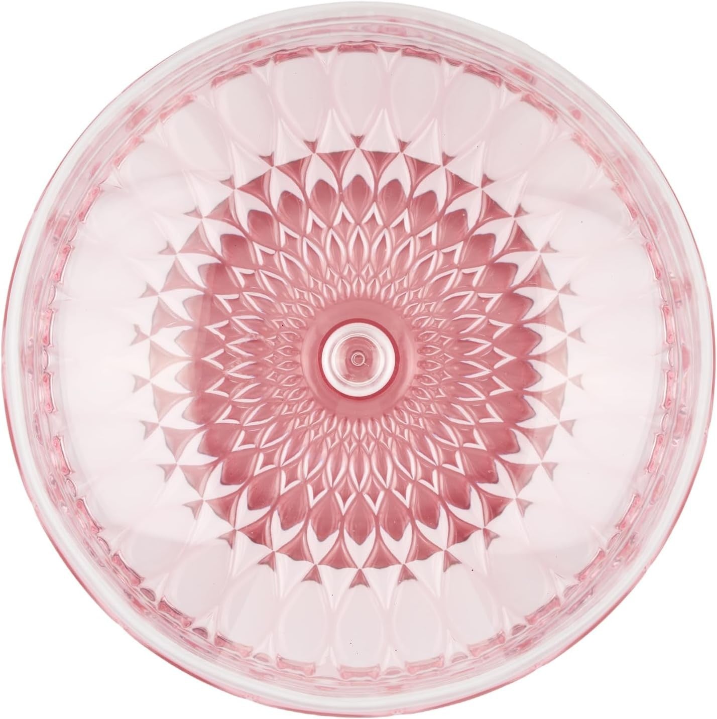 Alzata con campana Vanity colore rosa flamingo Ø 30xh27,7 cm