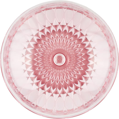 Alzata con campana Vanity colore rosa flamingo Ø 30xh27,7 cm