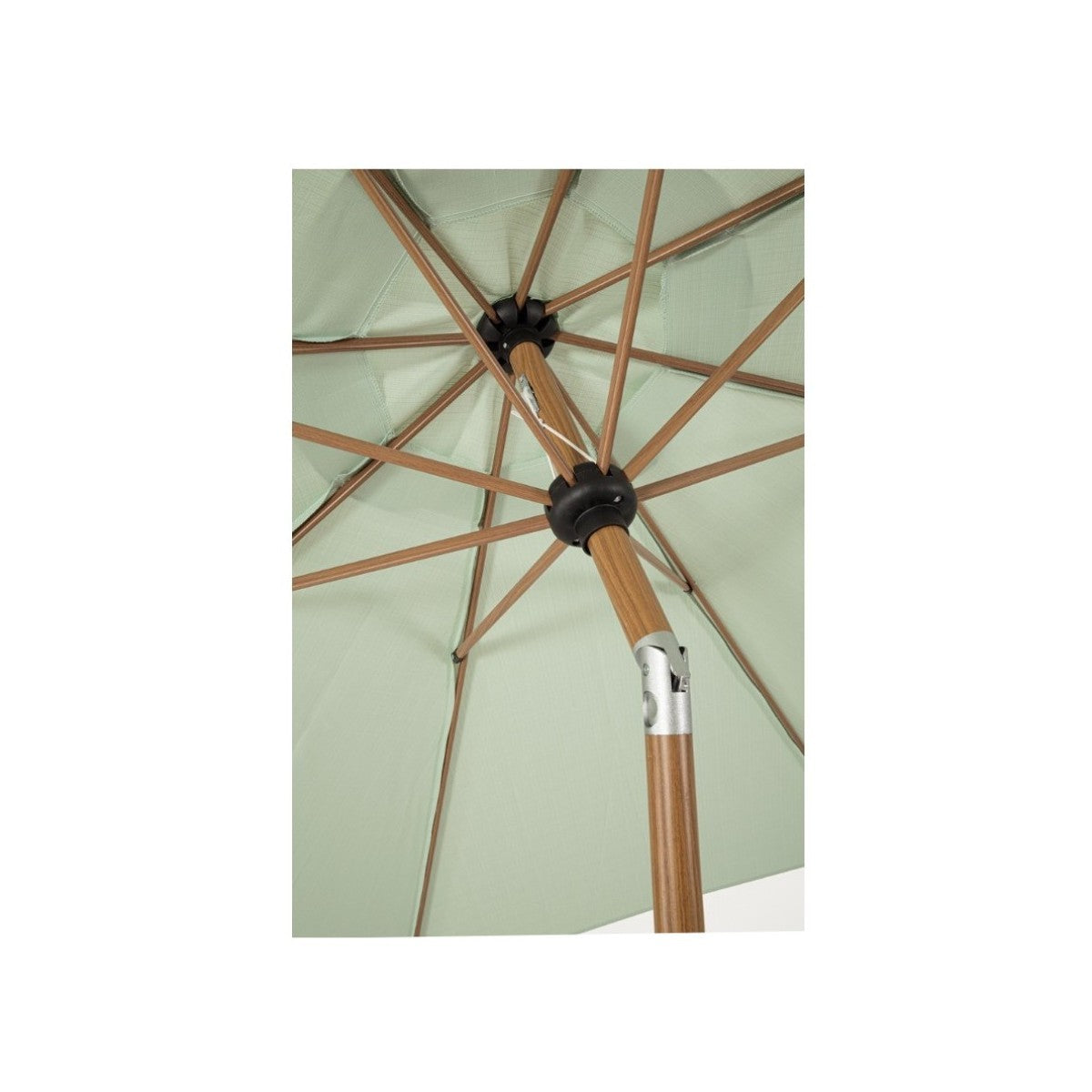 Bizzotto ombrellone Palinuro con snodo 3 m colore menta