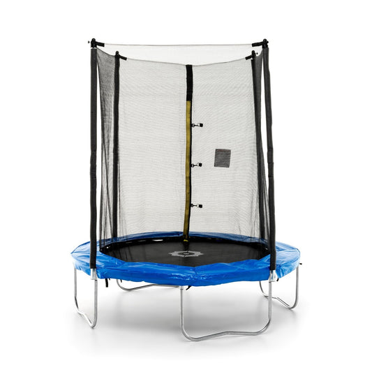 Trampolino Hopper 185 cm con rete di protezione in ferro zincato