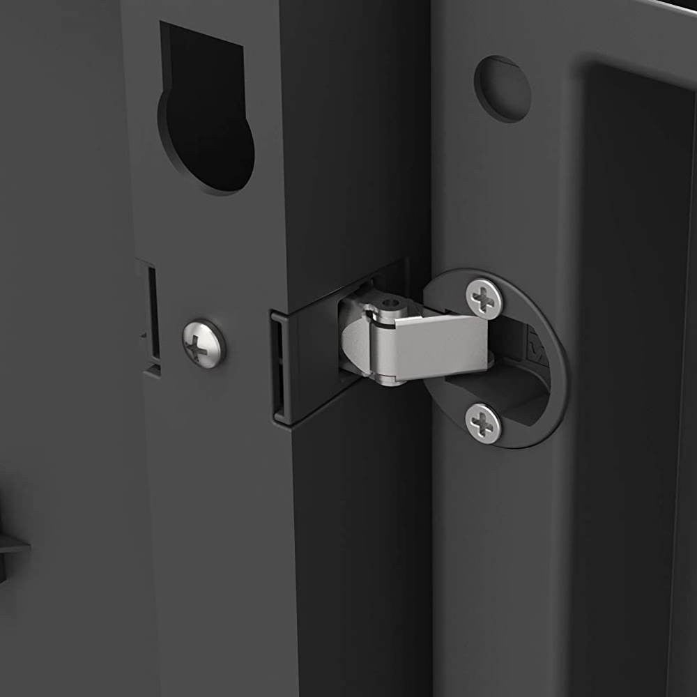 Armadio Alto in Plastica con 3 Ripiani Rinforzati - H188xP54xL89 cm