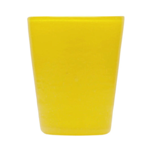 Bicchiere tumbler acqua yellow solid memento originale in vetro soffiato 0,25L