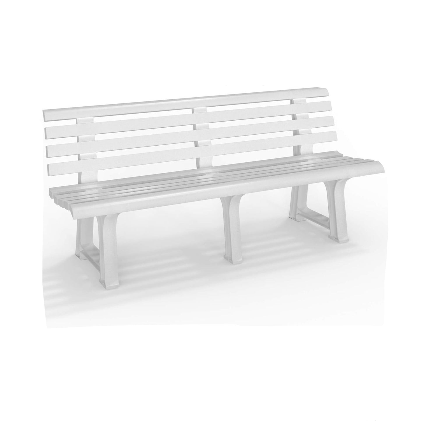 Panchina Isotta 3 posti cm 147x51x75h bianca